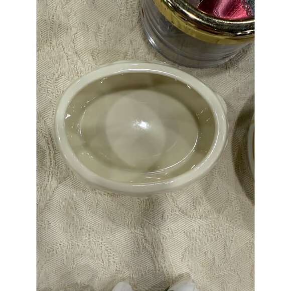 Vintage Trinket Boxes Set Of 5 Lenox, SFMB, Angel Of Love Mozart & Floral Design - Picture 7 of 16